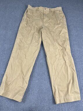 Austin Reed Mens Khaki Chino Trousers 34x30 Classic Fit